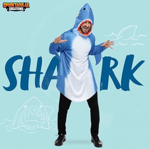 Men Shark Costume for Adult
