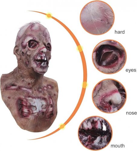 Zombie Head Mask Vampire Mask