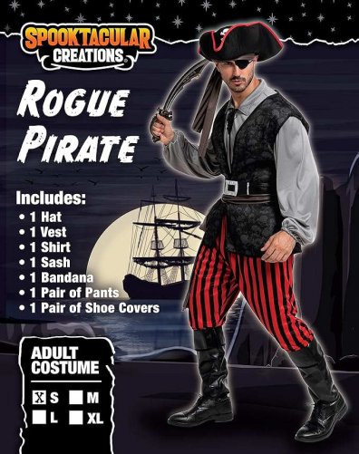 Spooktacular Creations Men Pirate Costume
